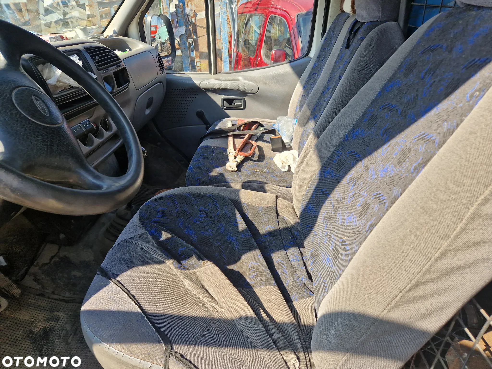 ford transit mk5 fotel kanapa deska kokpit podsufitka boczek podłokietnik licznik panel szyb - 3