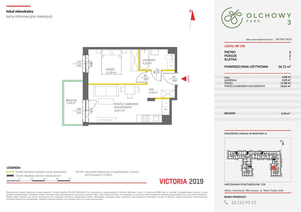 2-pokojowe mieszkanie 36m2 + balkon Bez Prowizji - Pełny obrazek: 2/24