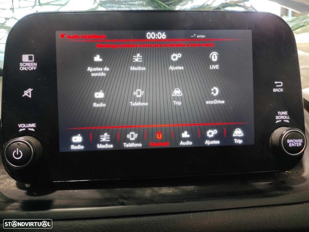 TELA/ECRÃ MULTIFUNÇÕES FIAT TIPO II (357) FAM MIRROR - 9