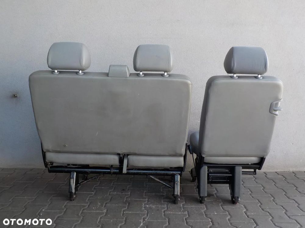 VW T5 T6 FOTEL FOTELE SIEDZENIA RZĄD ŚRODKOWY TYŁ XOXO - 7