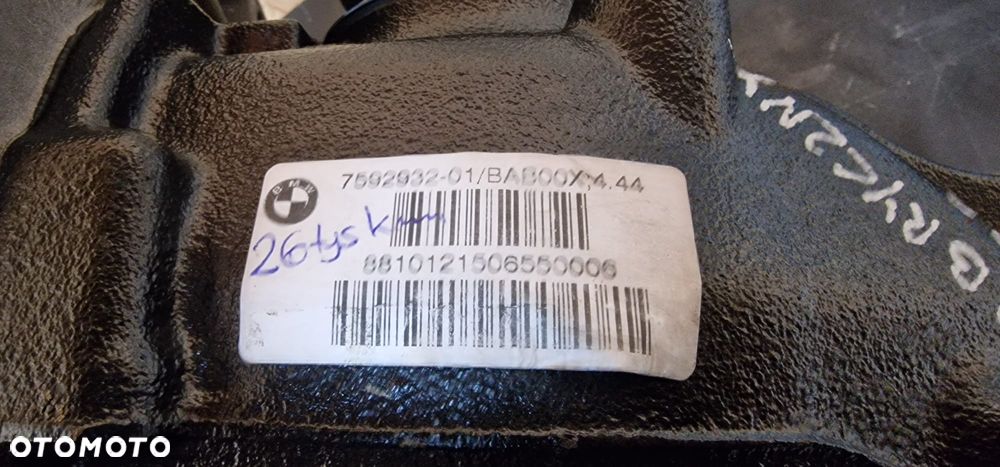 BMW X1 E84 DYFER MOST DYFERENCJAŁ BMW 4.44 7592932 STAN FABRYCZNY! - 6