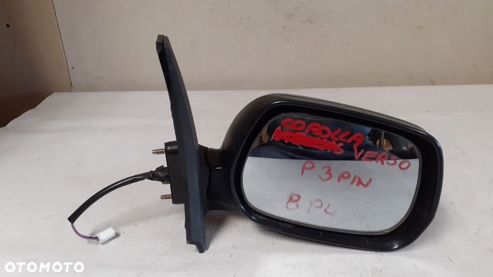 LUSTERKO ELEKTRYCZNE PRAWE TOYOTA COROLLA VERSO 3PIN  8P4 - 2