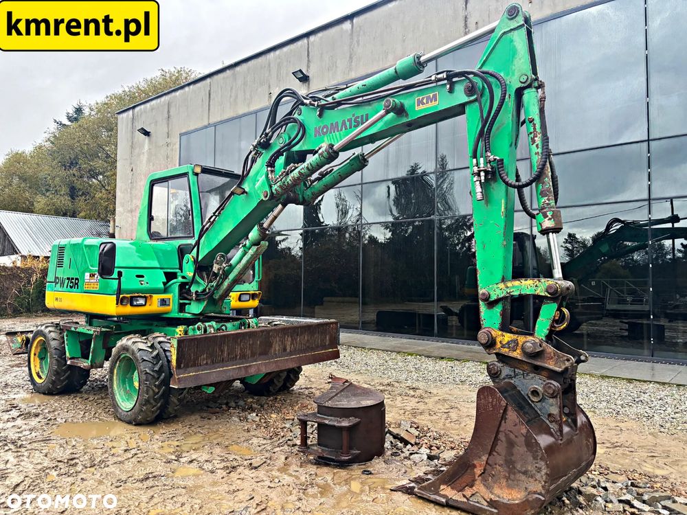 Komatsu PW 75 R KOPARKA KOŁOWA 2000r. | Komatsu pw 98 liebherr 308 309 310 wacker 9503 terex 70 Yanmar 95 - 6