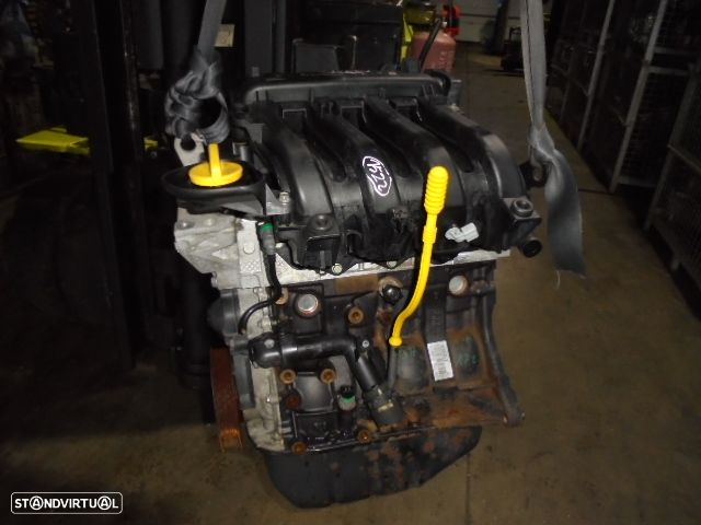 Motor D4FD740 D4F740 RENAULT CLIO 3 FASE 1 2007 1.2I 75CV 5P PRETO - 3