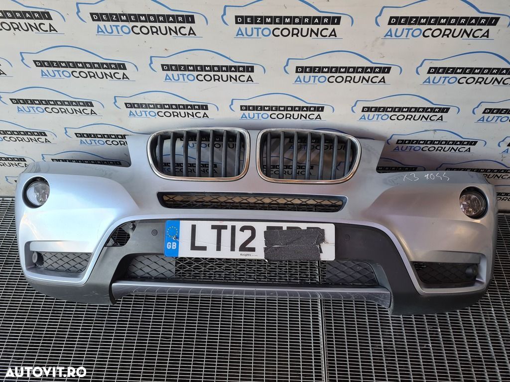 Bara fata BMW X3 F25 2010 - 2014 GRI (1044) model fara spalatoare far ZGÂRIATA - 1