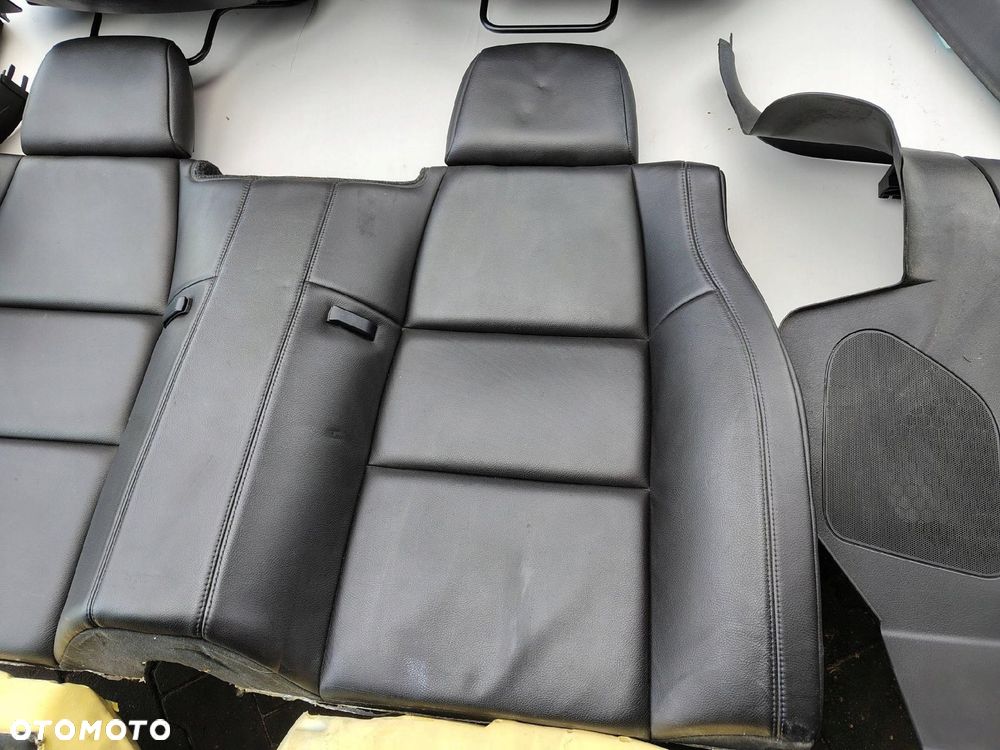 FOTEL FOTELE BOCZKI KOMPLET CZARNA SKÓRA GRZANE PEUGEOT 307 CC - 6