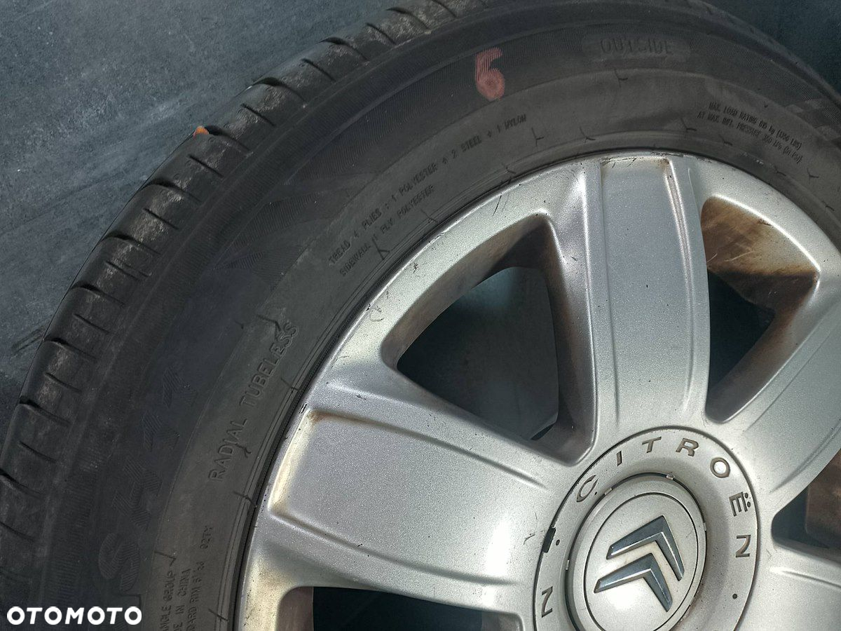 FELGI ALUMINIOWE KOMPLET 16 Z OPONAMI CITROEN C4 DIAMONDBACK DSH 11 - 5