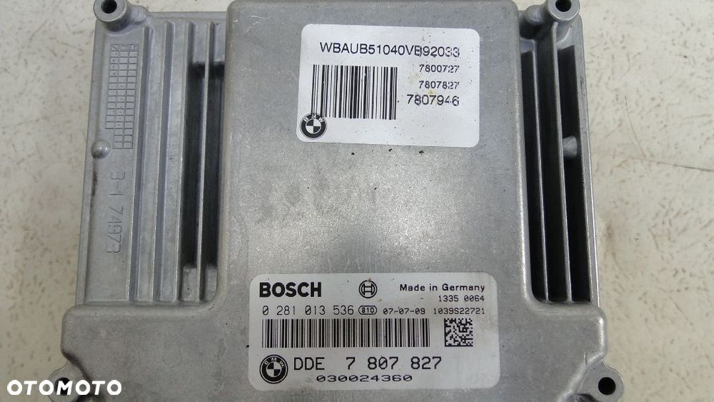 BMW 1 E87 E82 E81 E88 MODUŁ STEROWNIK KOMPUTER SILNIKA 2.0D - 3