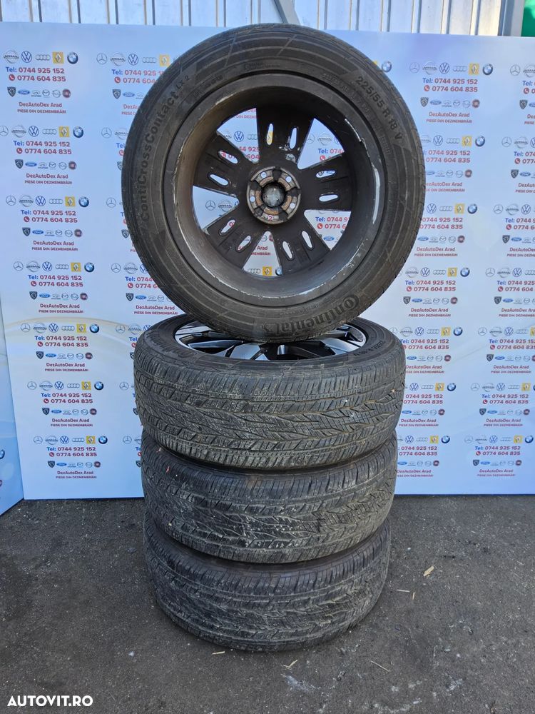 Jante aliaj Peugeot 3008 R18 308 508 5008 Citroen c4 c5 jante cu anvelope 225/55/r18 continental - 12