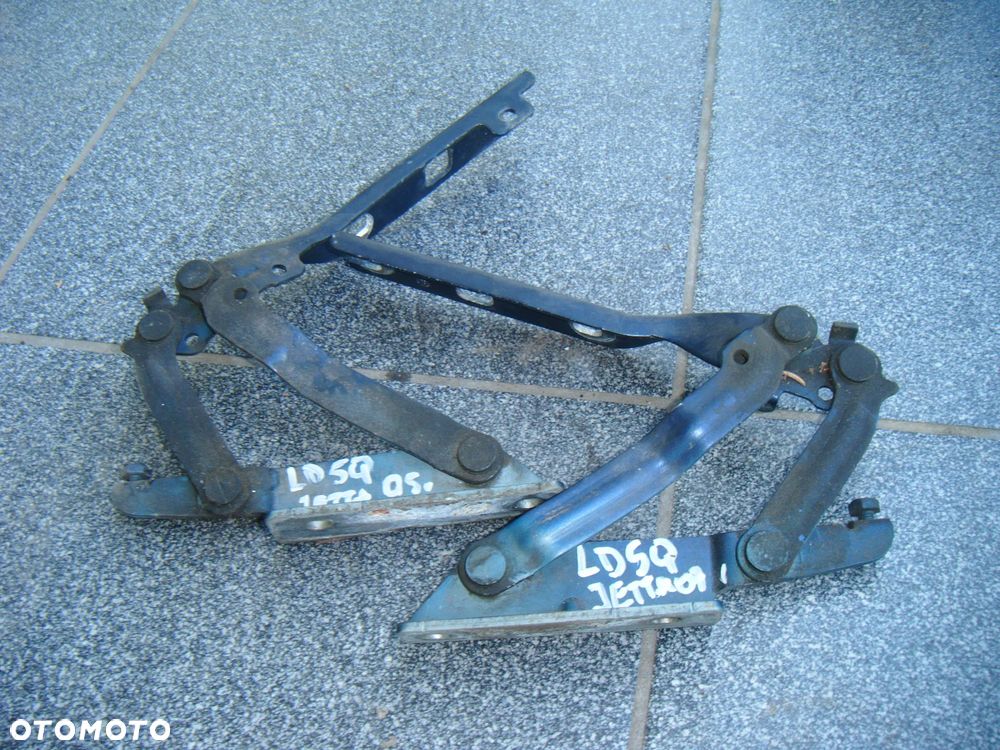vw jetta III 07r golf V zawiasy maski komplet 2szt LD5Q - 1