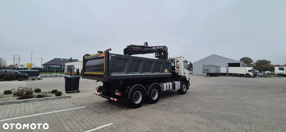 Volvo FMX 410 Meller Kipper Hydroburta Dźwig Hiab 144 Hardox - 5