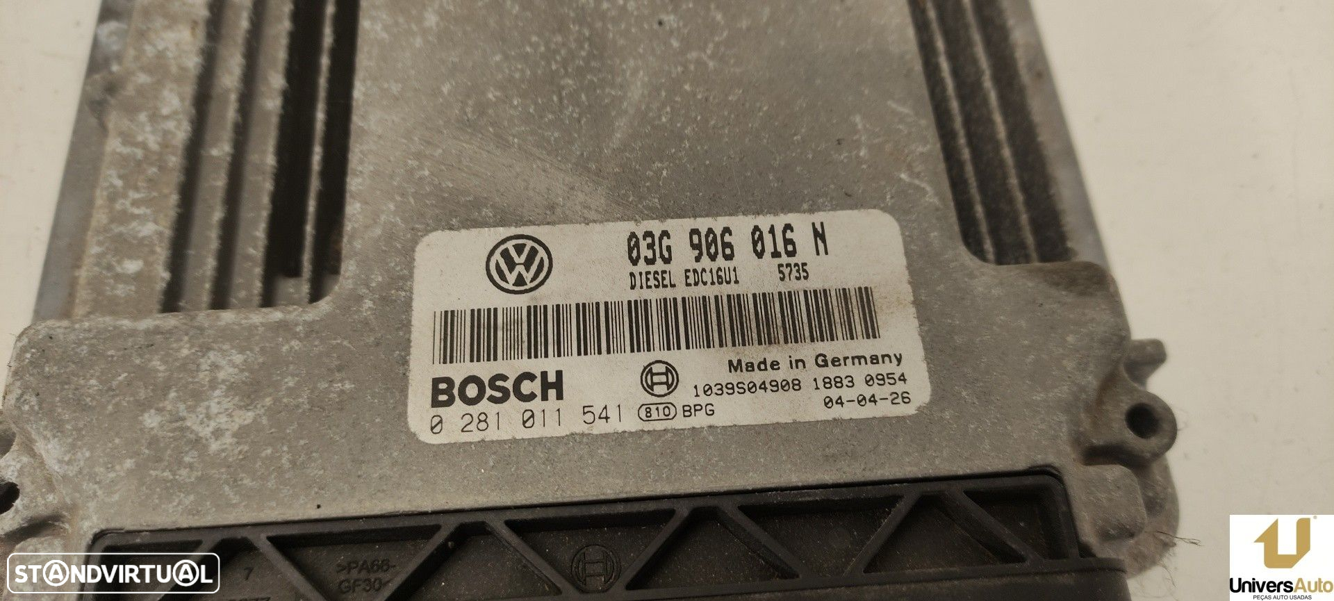 CENTRALINA MOTOR UCE VOLKSWAGEN CADDY III BREAK FAMILIAR 2005 -03G906016N - 3