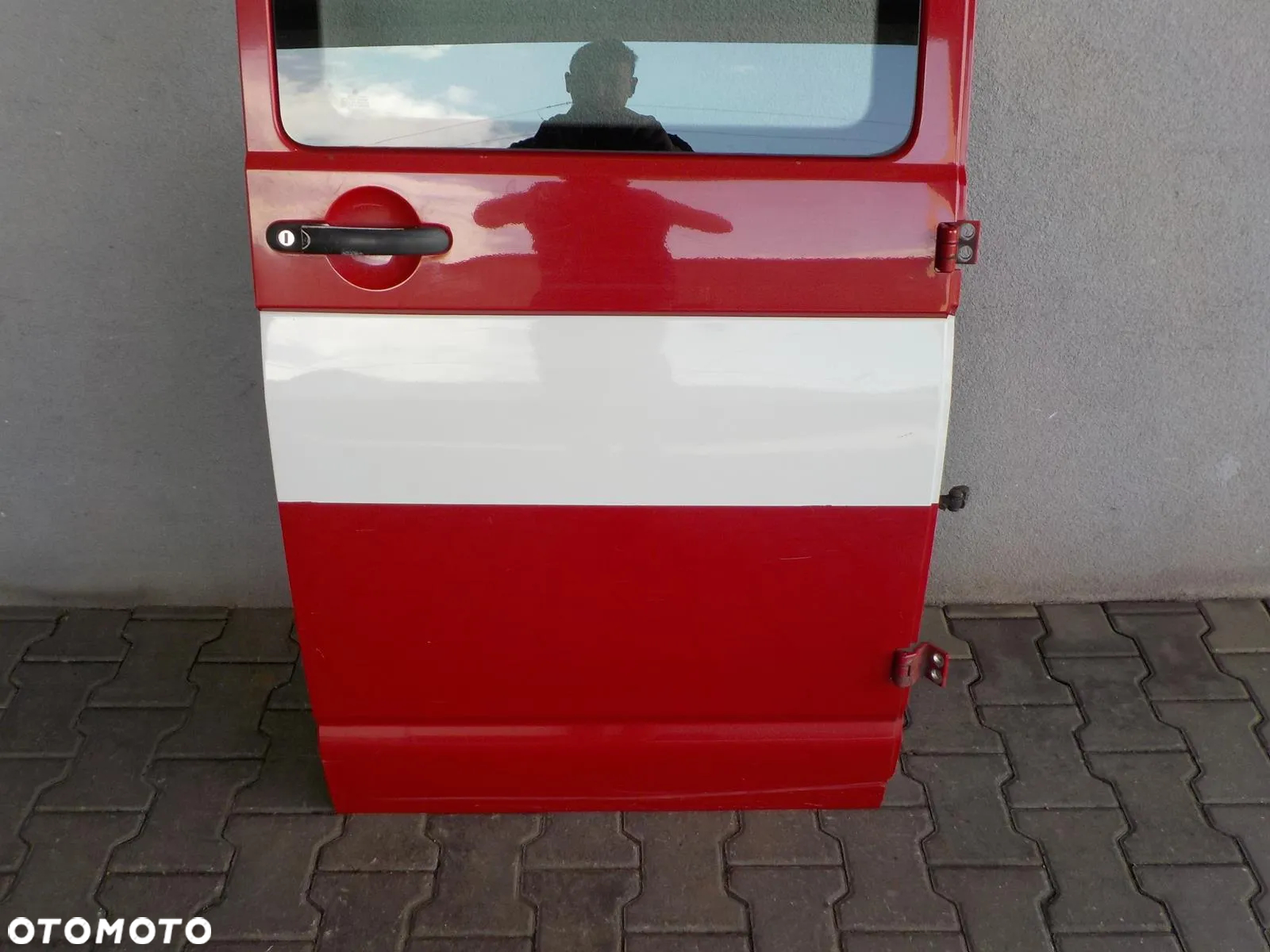 VW T5 T6 DOKA DUBELKABINA DRZWI TYŁ TYLNE PRAWE KOMPLETNE - 3