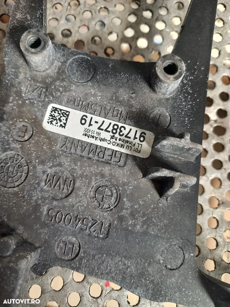 Ornament Trim Consola Centrala Bmw Seria 7 F01 F02 F03 F04 Volan Stanga Lemn Mahon Dezmembrez Bmw S - 6