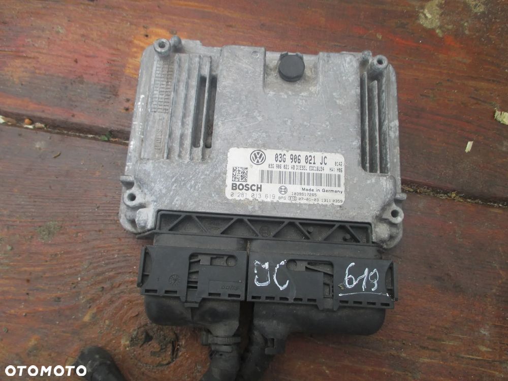 Sterownik komputer OCTAVIA 2,0TDI 03G906021JC 0281013619 - 1