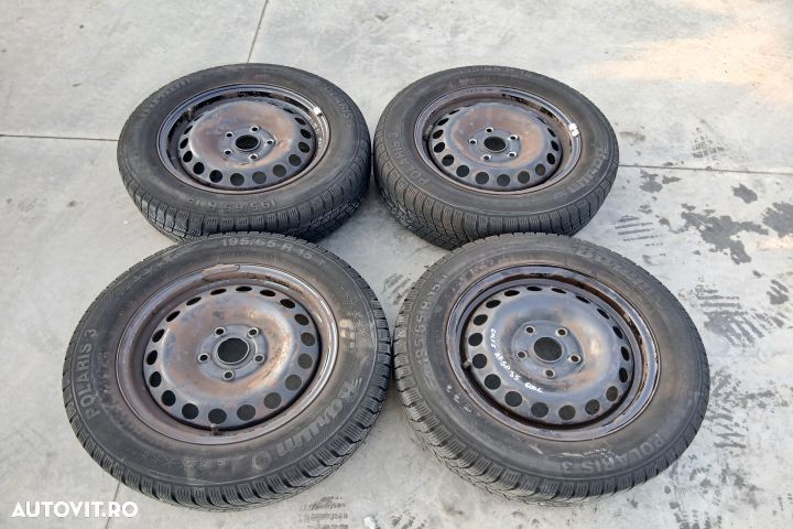 Jante tabla cu anvelope 15 - set 195/65 R15 1K0601027C 6JX15H2 ET47 1 - 1