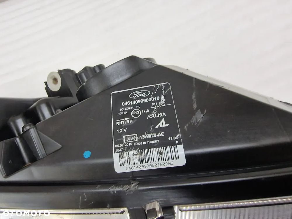 FORD B-MAX 12- PRAWA ZWYKŁA LAMPA PRZEDNIA PRZÓD , NR AV11-13W029-AE , NR AUKCJI LL563 - 9