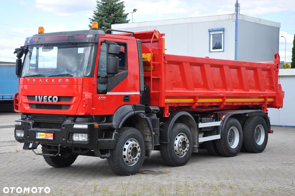 Iveco 410 TRAKKER 8x4 3 STR KIPER HYDROBURTA NOWE SPRZĘGŁO - 5
