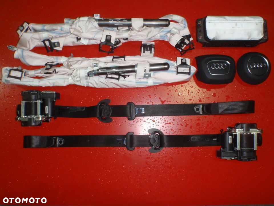 AUDI Q7 4M DESKA Head Up KONSOLA KOKPIT PULPIT PÓŁKA PARAPET PODUSZKI KURTYNY AIRBAG PASY oryginał - 5