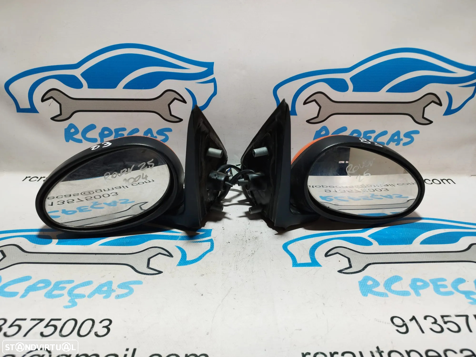 ESPELHO RETROVISOR ESQUERDO DIREITO ROVER 25 I 1 MK1 CRJ100210PMD CRJ100220PMD MG ZR ELETRICO AQUECIDO ESPELHOS RETROVISORES - 2