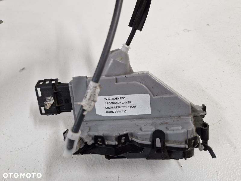 CITROEN DS3 CROSSBACK ZAMEK DRZWI LEWY TYŁ TYLNY 261282 6 PIN - 4