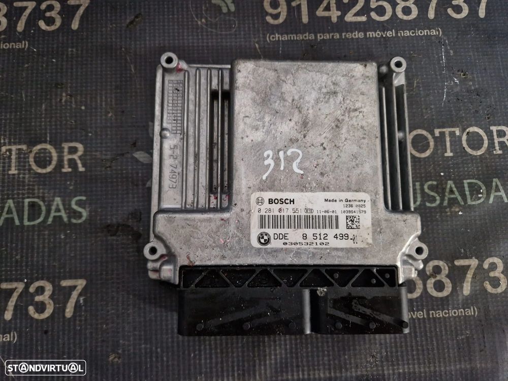 Centralina usada BOSCH 8 512 499-01 BMW 118D 143CV N47