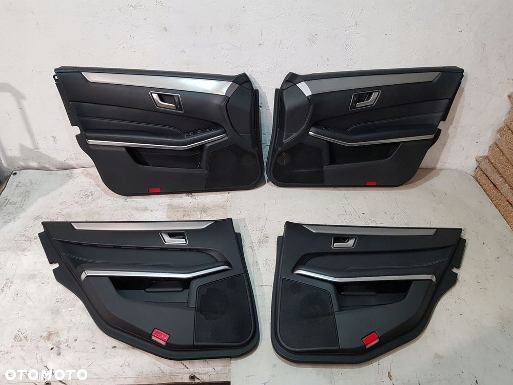 boczki drzwi skóra mercedes e-klasa w212 lift kombi komplet - 1