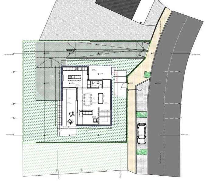 Terreno com projeto pronto a construir - Grande imagem: 4/12