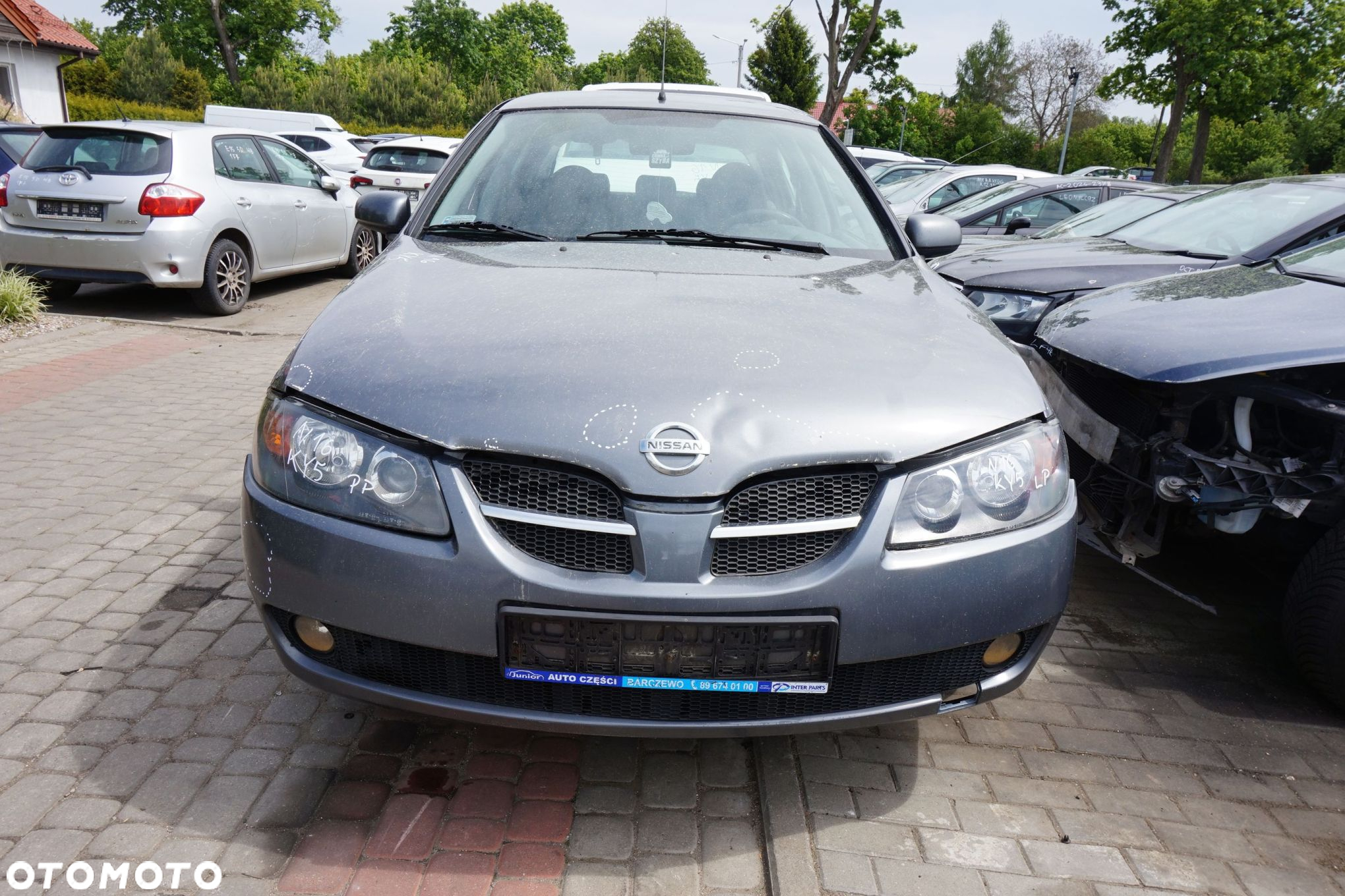 NISSAN ALMERA II N16 LIFT 5D HB 2005 KY5 1.5 16V QG15DE 98KM SZARY na części - 8