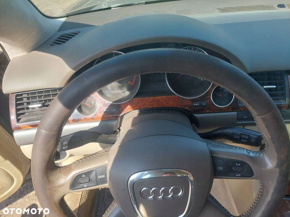 KIEROWNICA GRZANA + PODUSZKA AUDI A8 D3 4F0419091AH 4E0880201BL - 5