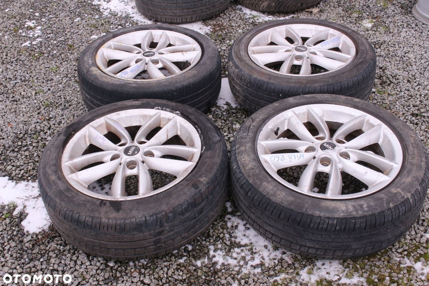 FELGI ALUMINIOWE KOŁA OPONY MINI COOPER R60 7Jx17 ET24 - 8