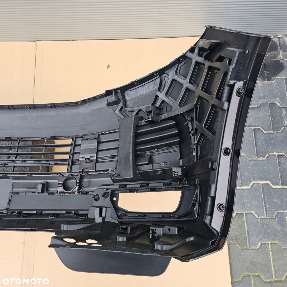 VW T6 MULTIVAN zderzak przód bordowy LL4U IDEALNY - 8