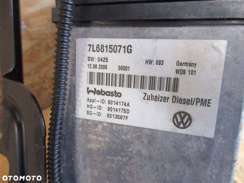 webasto vw touareg 7l6815071g - 2