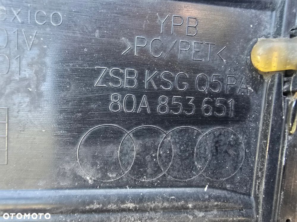 Audi q5 II 80a grill atrapa ładna oryginał 80a853651 - 5