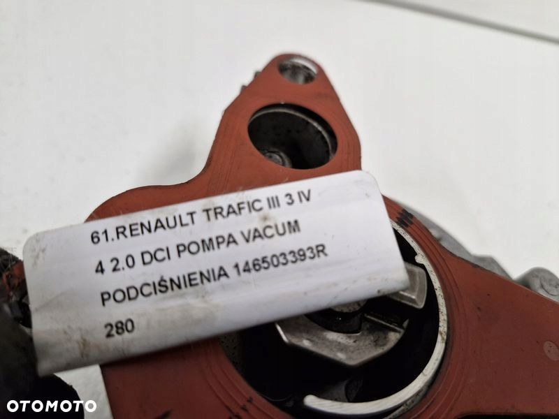 RENAULT TRAFIC III 3 IV 4 2.0 DCI POMPA VACUM PODCIŚNIENIA 146503393R - 8