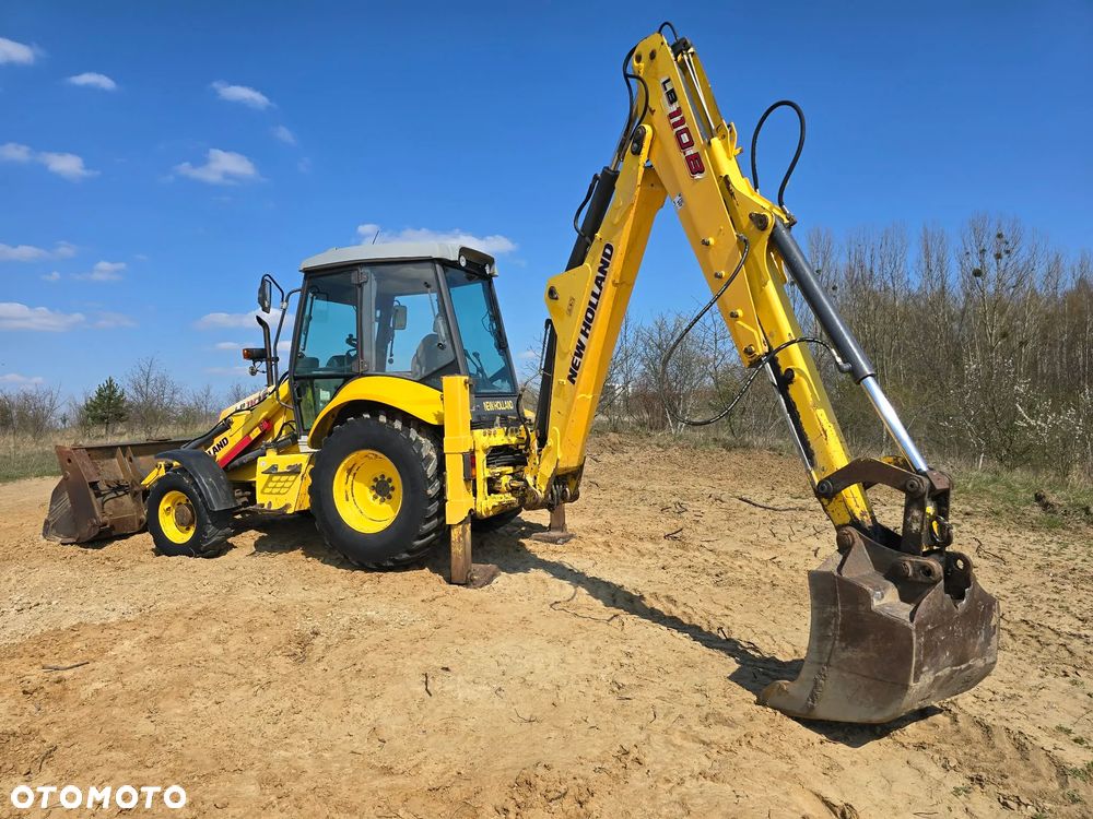 New Holland LB 110 B SALON POLSKA 1 WŁ WIDŁY - 7