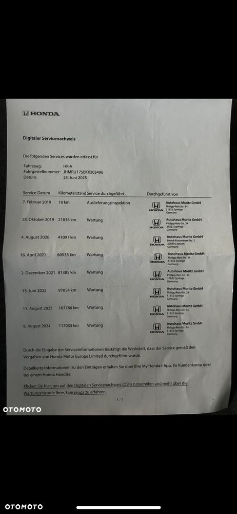 Honda HR-V 1.5 Elegance (ADAS/Honda Connect+) - 23