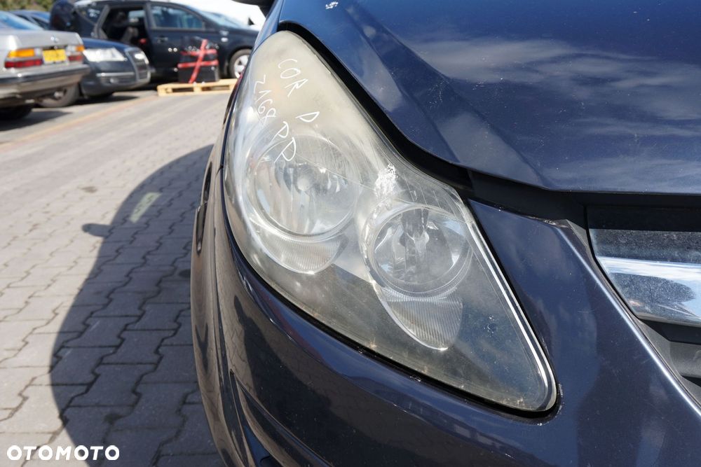 MASKA ZDERZAK BŁOTNIKI LAMPY CORSA D IV Z168  OPEL 2006-2011 SZARY PRZÓD KOMPLETNY - 15