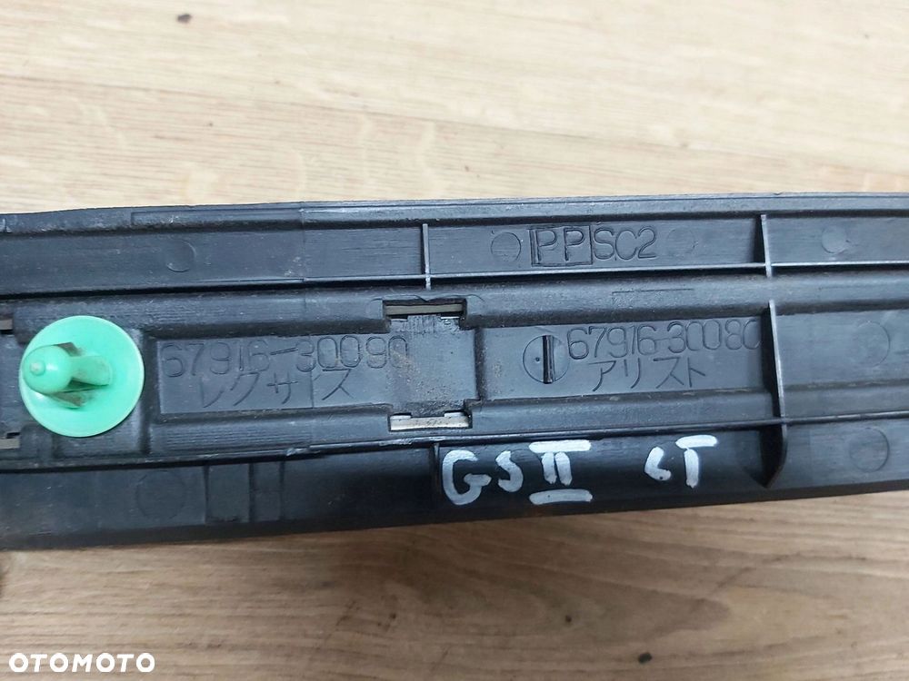 LEXUS GS II 300 400 97-04r listwa progowa nakładka LEWY TYŁ 67916-30090 - 3