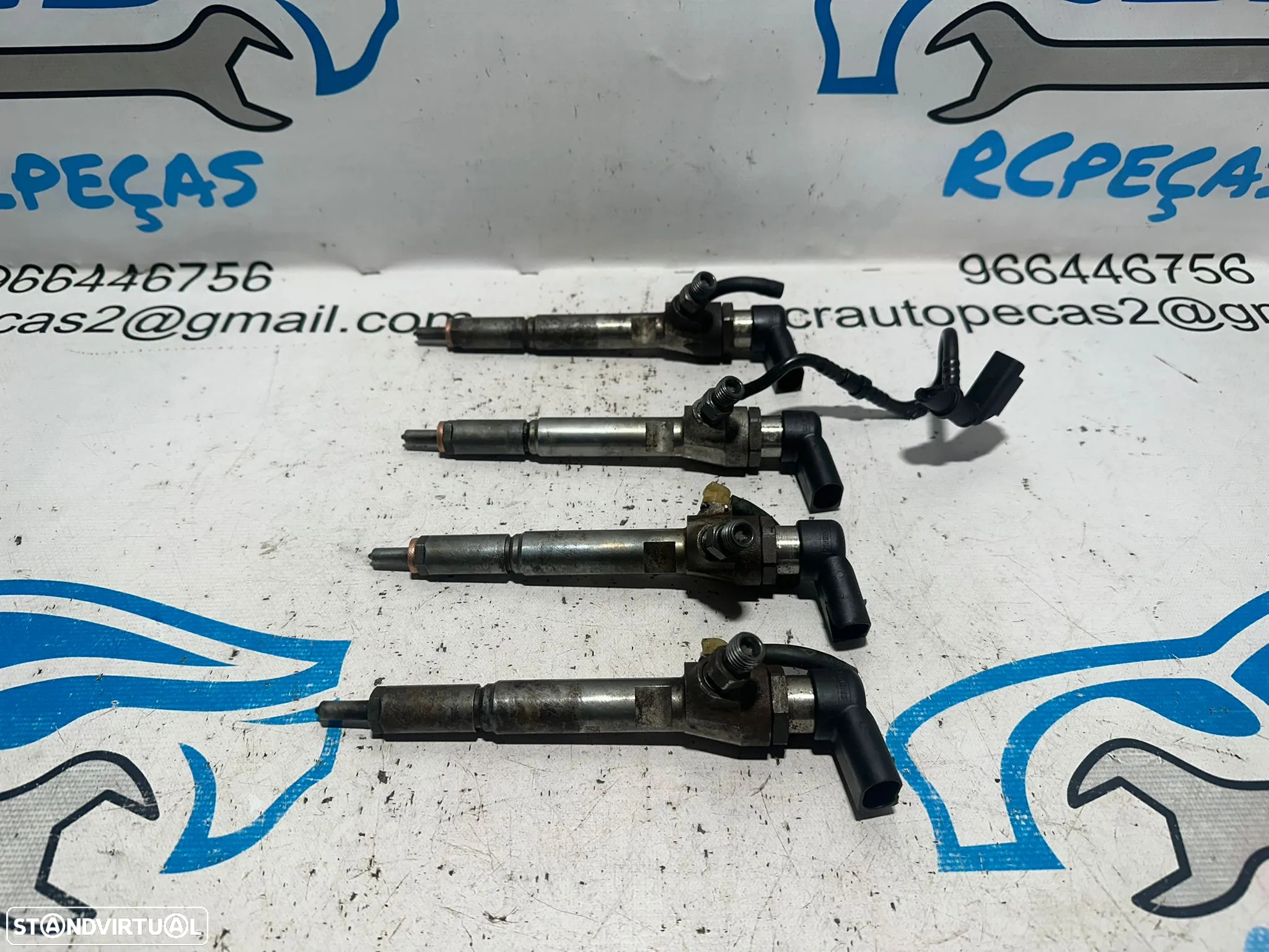 .Conjunto 4 injetores Siemens Renault Nissan 1.5 dCi 106cv K9K282 8200380253 - 4