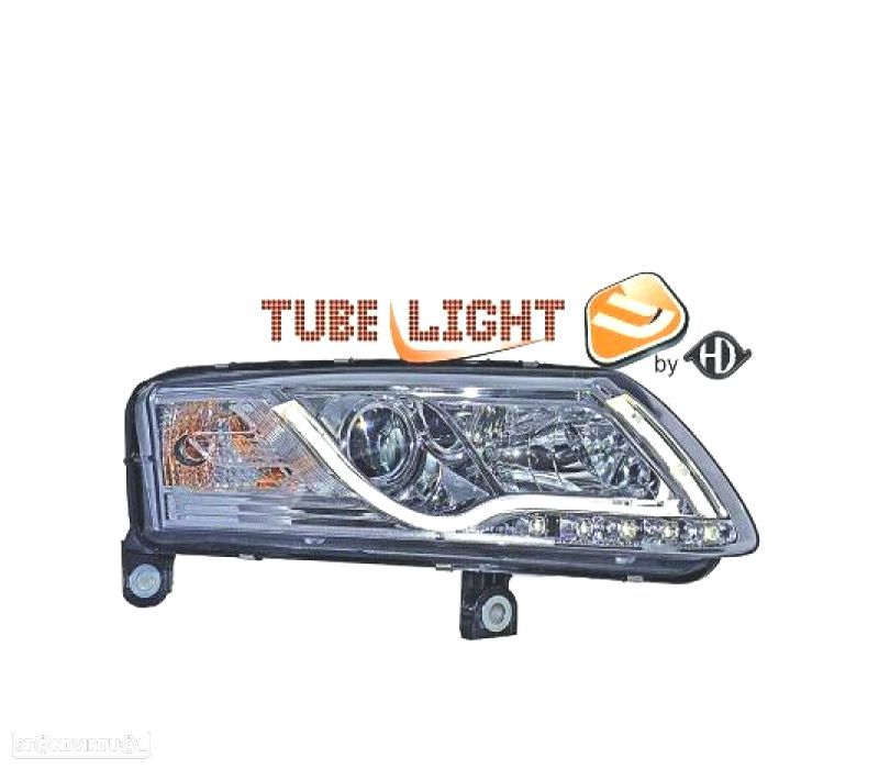 FARÓIS FRONTAIS DE XENON AUDI A6 04-08 - 1