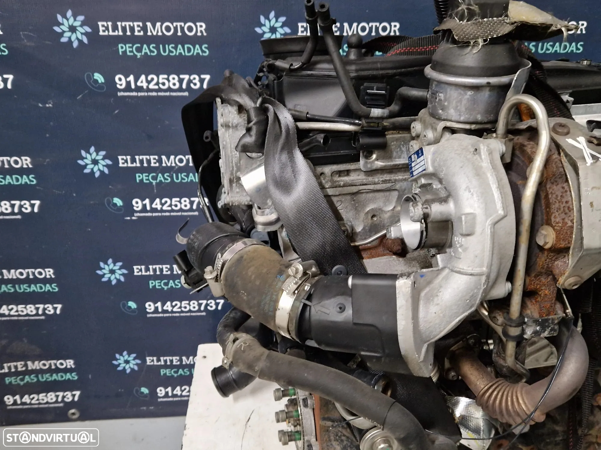 Motor usado para peças CFF VW PASSAT B7 2.0 TDI 140CV CFFB AUDI A3 8 GOLF SEAT ALHAMBRA - 5