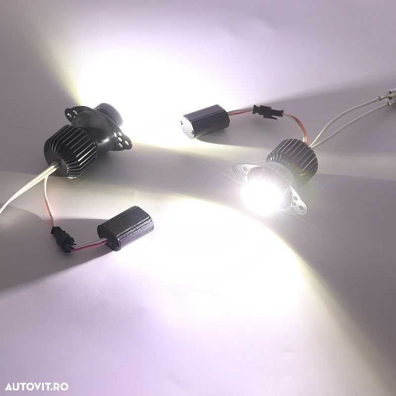 Becuri LED Marker Angel Eyes CREE CANBUS BMW E90 E91 LCI Facelift 160W - 4
