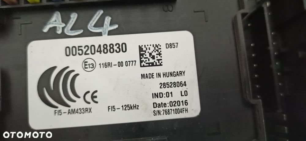 Tipo 2 II 16- moduł skrzynka bsi 0052048830 - 28528064 - 3