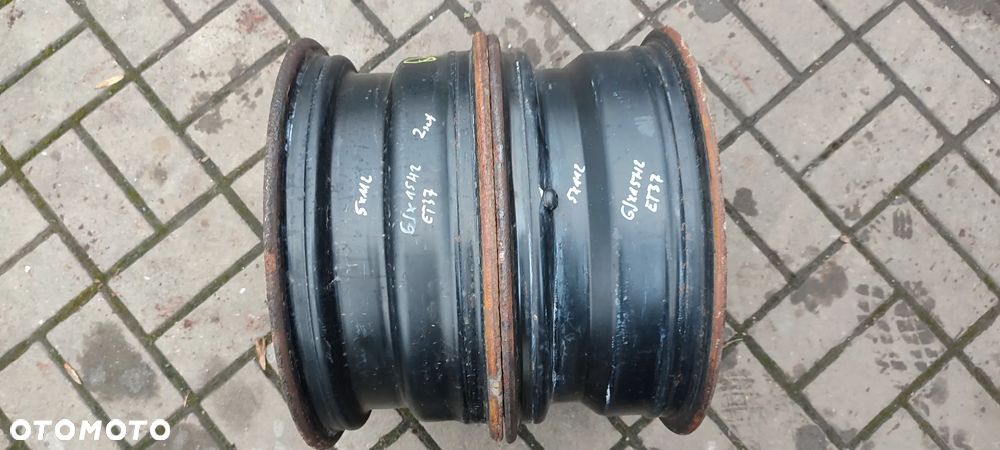 FELGI STALOWE 5x112 6Jx15 CALI ET37 AUDI VW 2 SZTUKI PARA - 7
