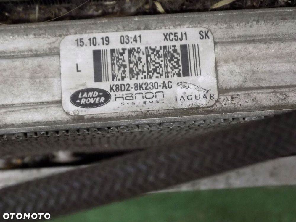 RANGE ROVER EVOQUE II L551 CHŁODNICE WENTYLATOR K8D2-8K230 K8D219710 2.0D - 3