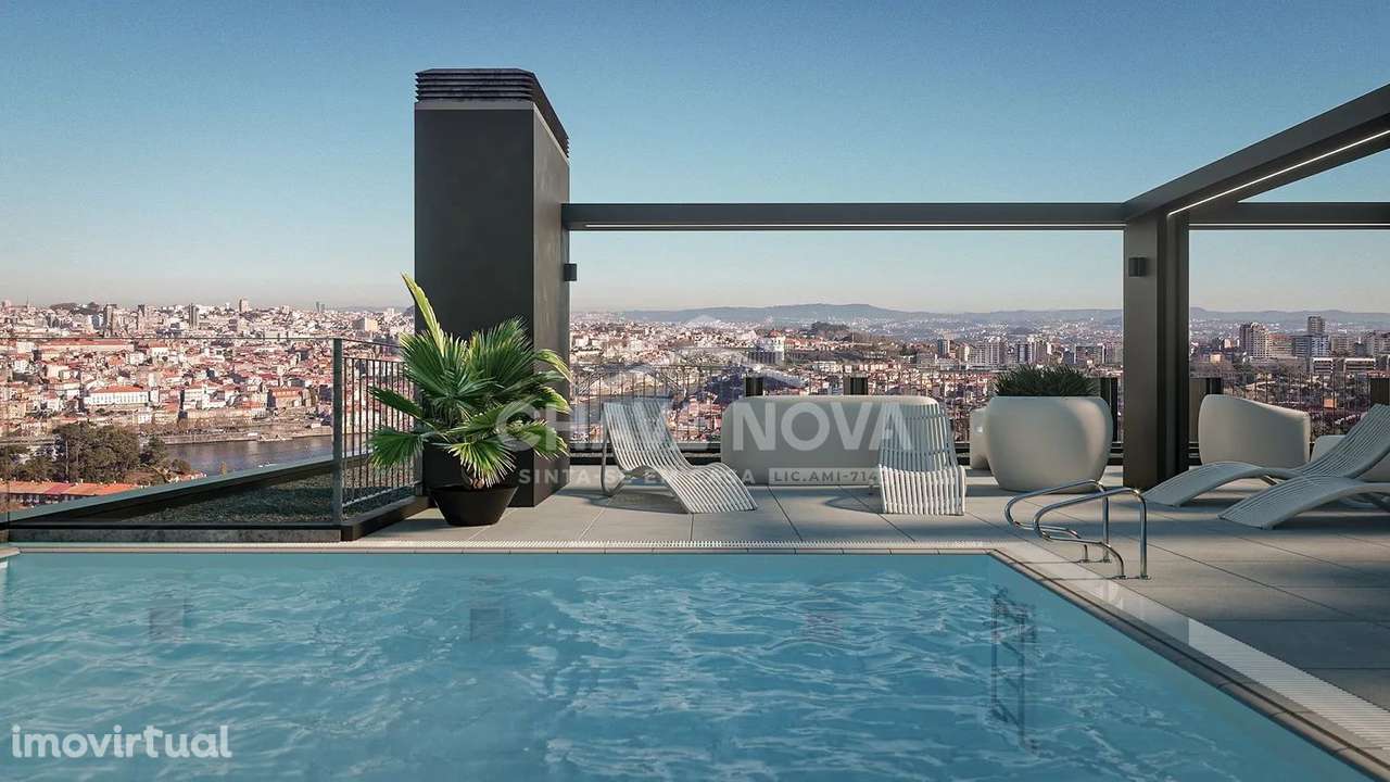 T0 Novo c/ Varanda e Garagem no Douro Tower – Santa Marinha, Gaia - Grande imagem: 4/14