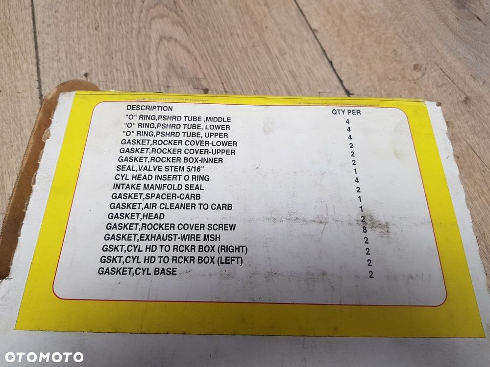 Zestaw uszczelek Top End Accel 38000 Harley Davidson Sportster 883 86-90r - 5