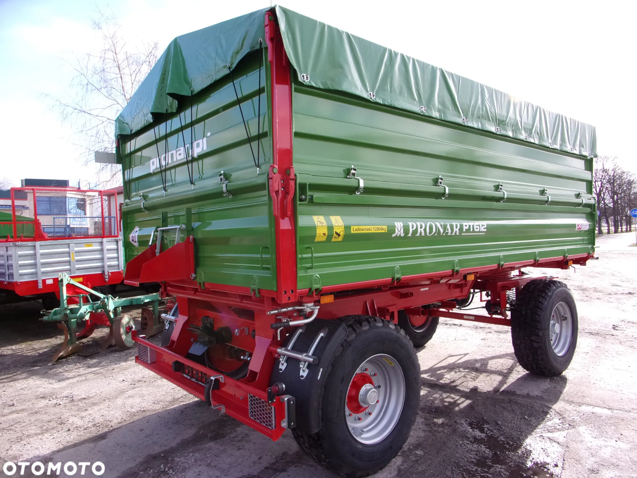 Pronar Przyczepa dwuosiowa PT612 - 12 ton wywrotka z trójstronnym wywrotem - 5