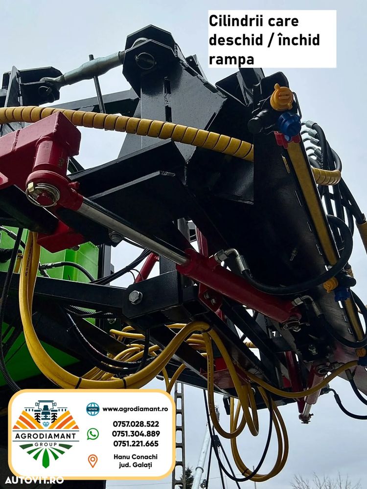 Alta Instalatie de erbicidat tractata full hidraulica DEMAROL CYCLON 2000L - 13